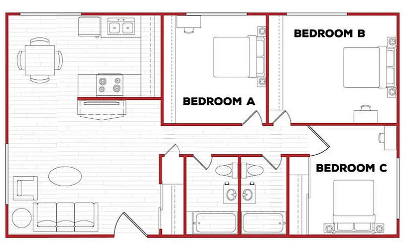 3BR/2BA - U Phase 3
