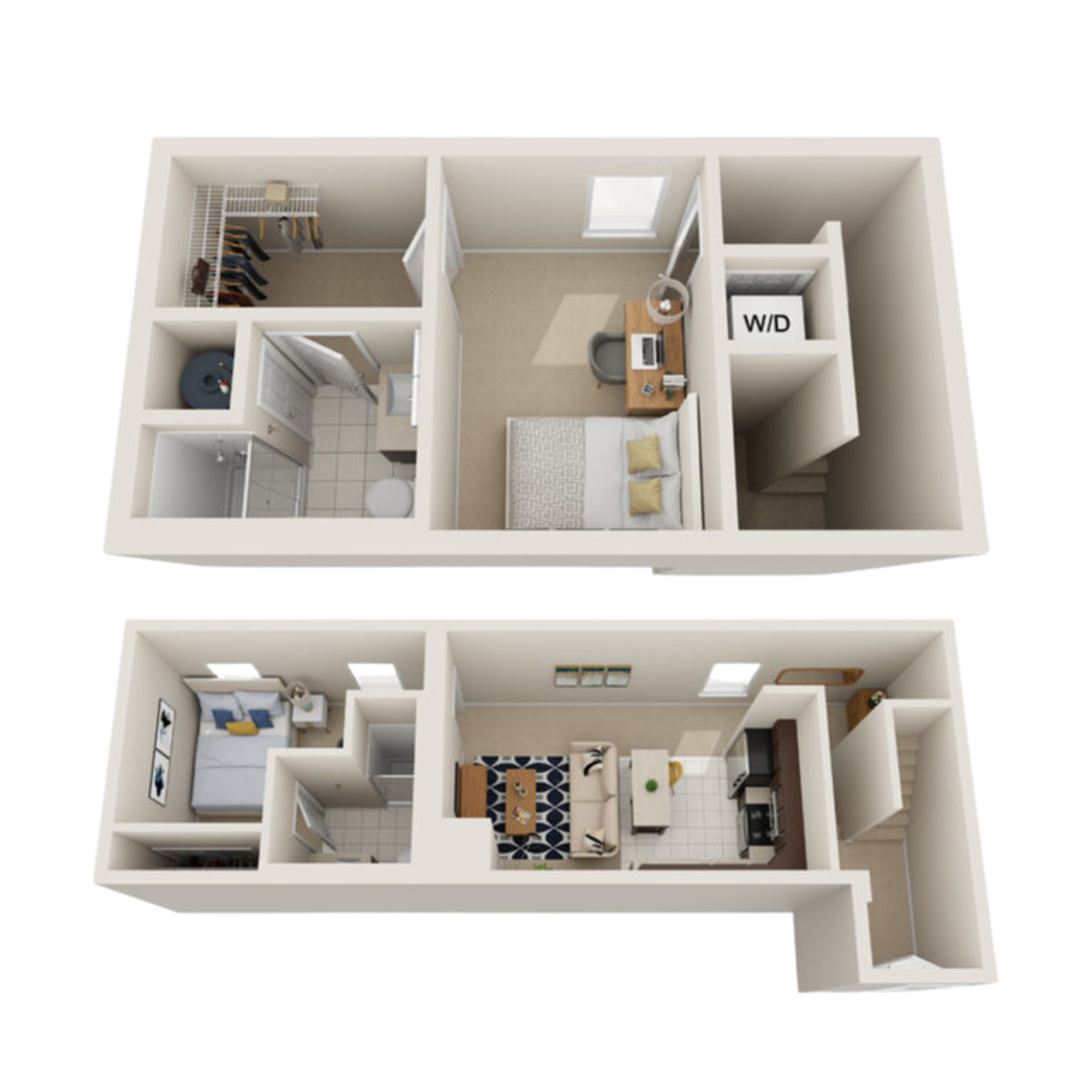Paloma University City - Two-Story Floorplan