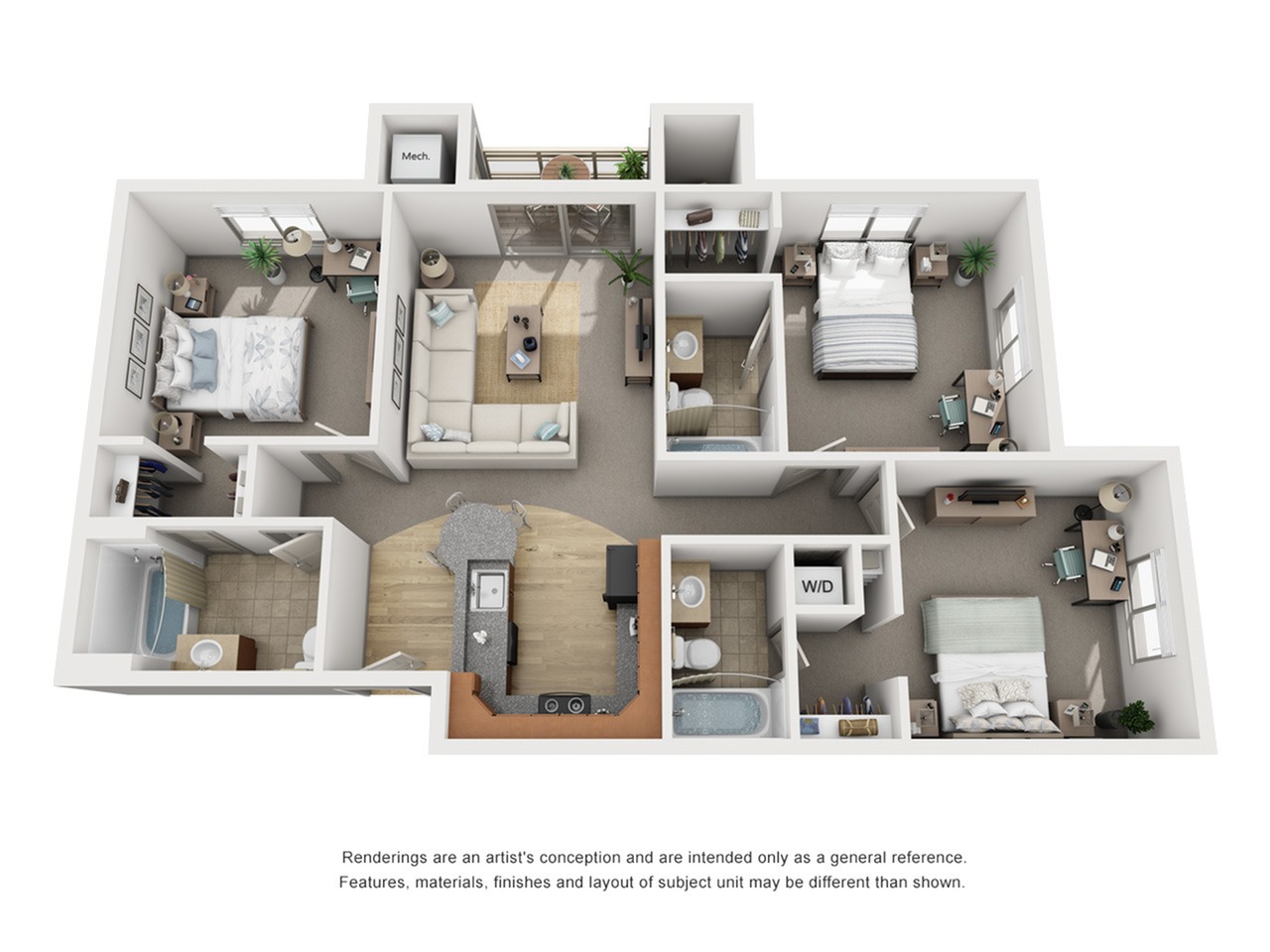 3BR/3BA - Ice Lakes Oval - Upgrade