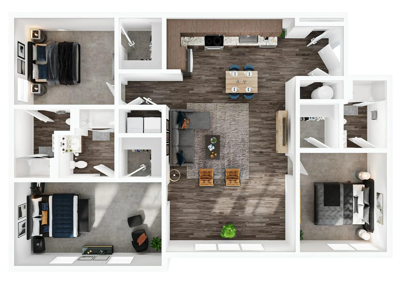 3BR/3BA
