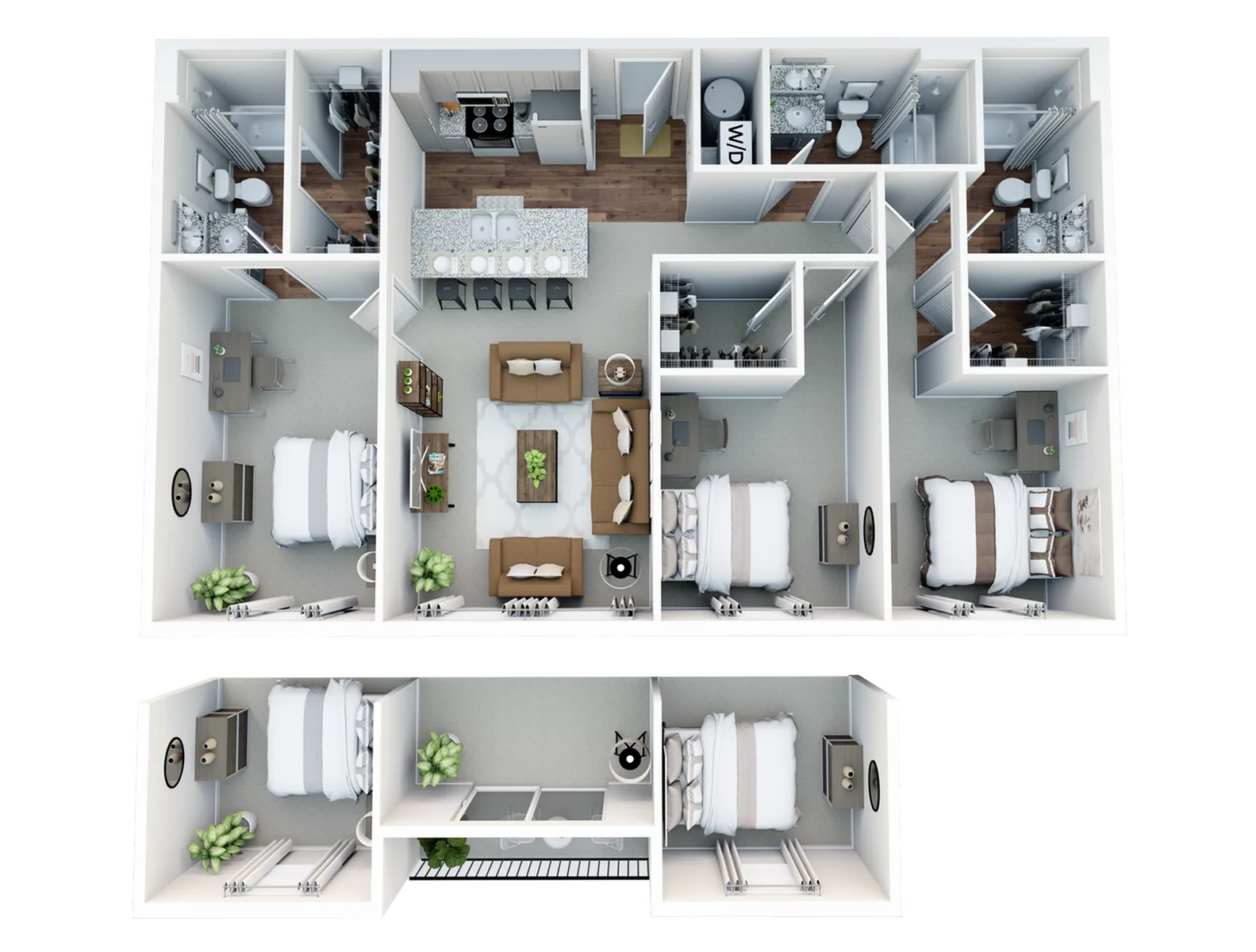 StateHouse Varsity 3.1B Furnished