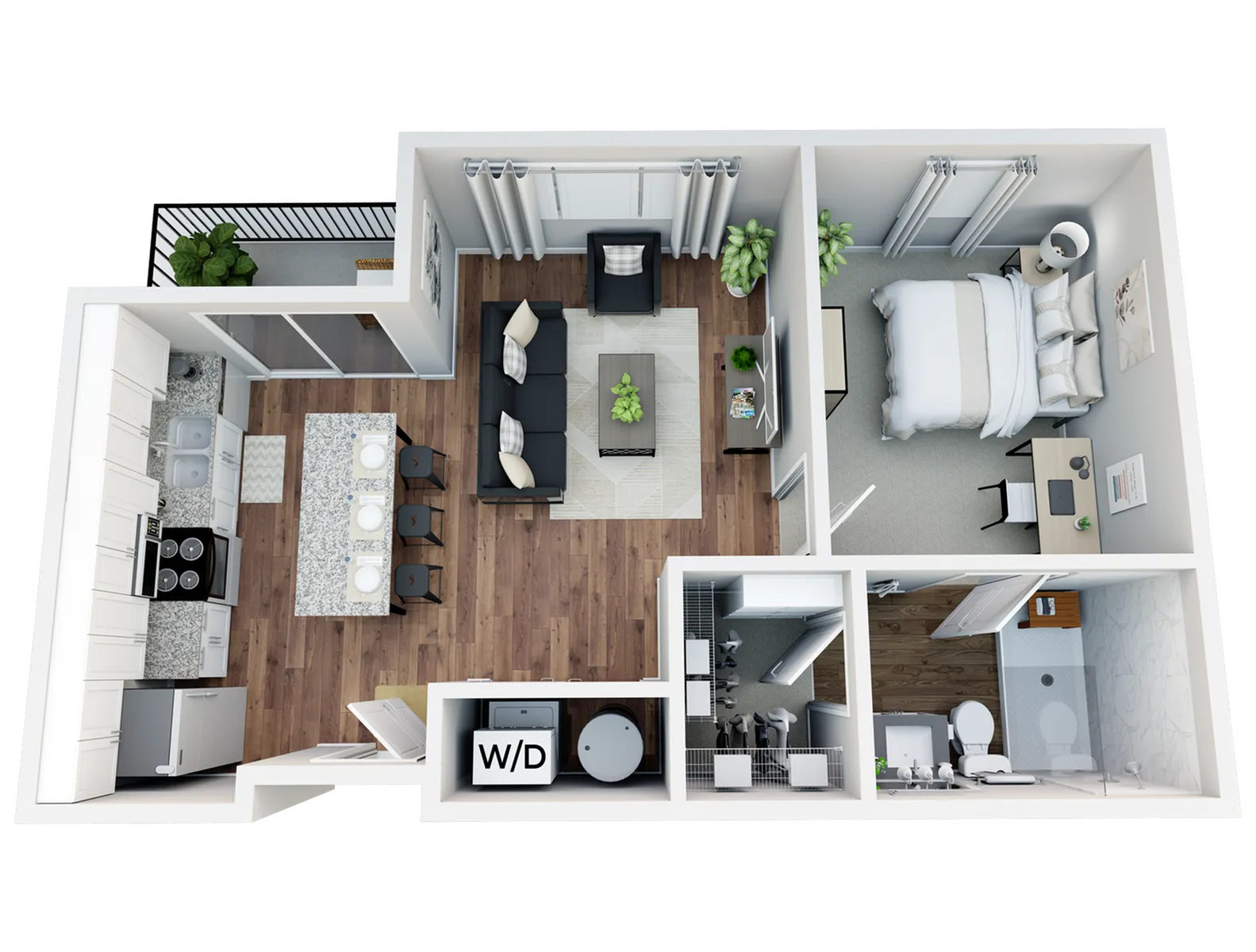 StateHouse Highline on 9th Klee II 3D Furnished