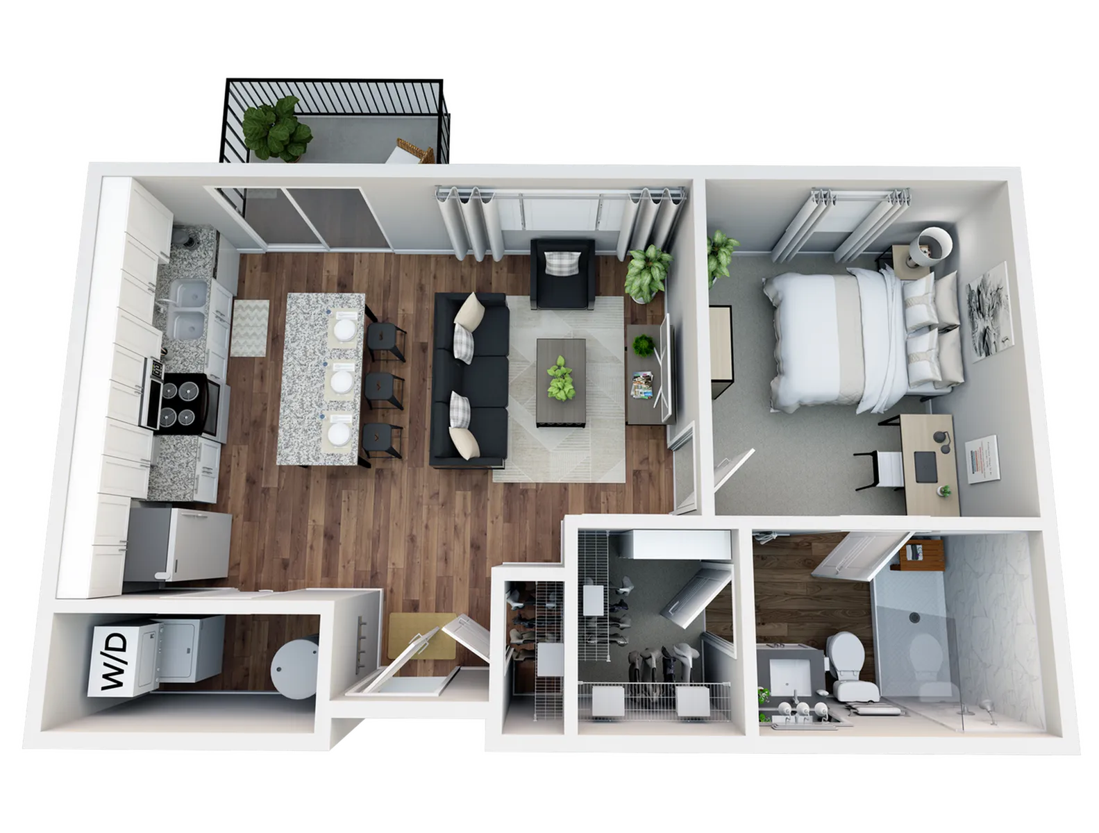 StateHouse Highline on 9th Kline II 3D Furnished