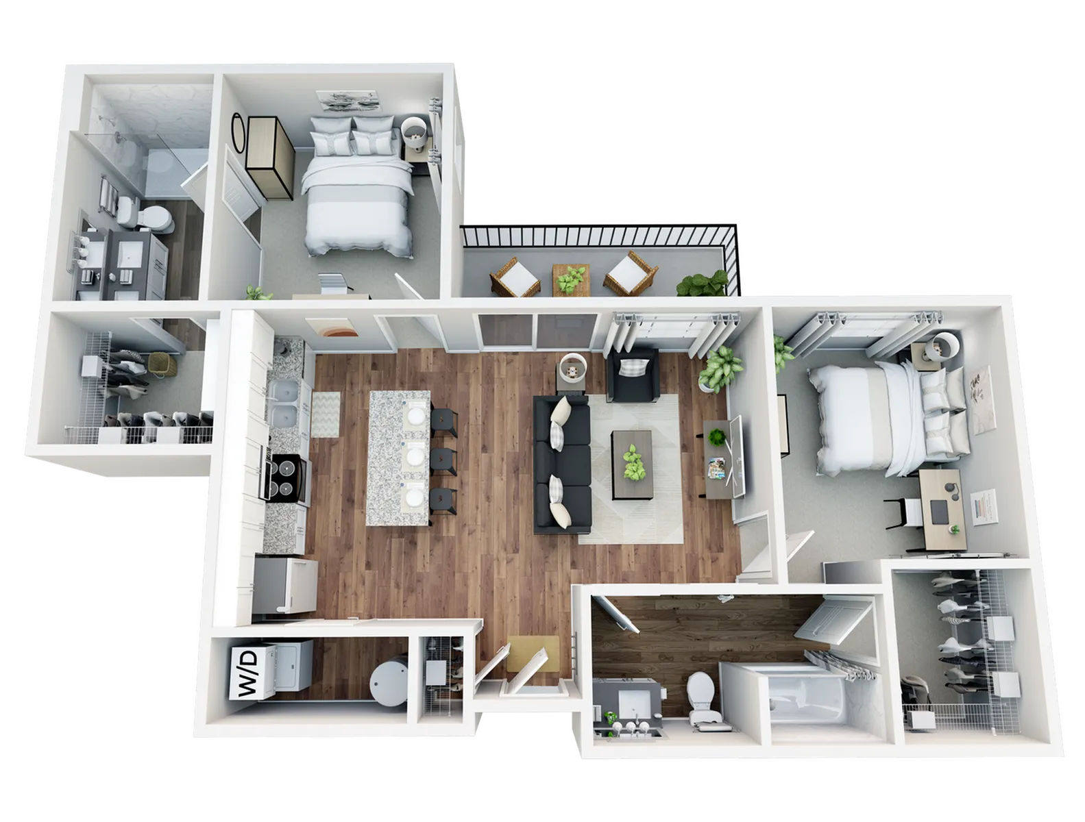 StateHouse Highline on 9th Miro 3D Furnished