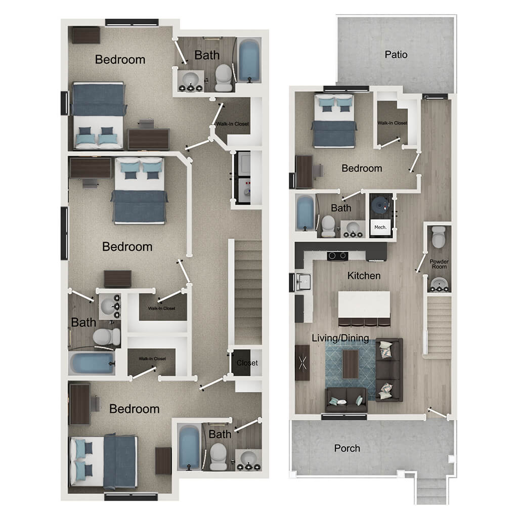 4BR/4.5BA - Campbell A - T12