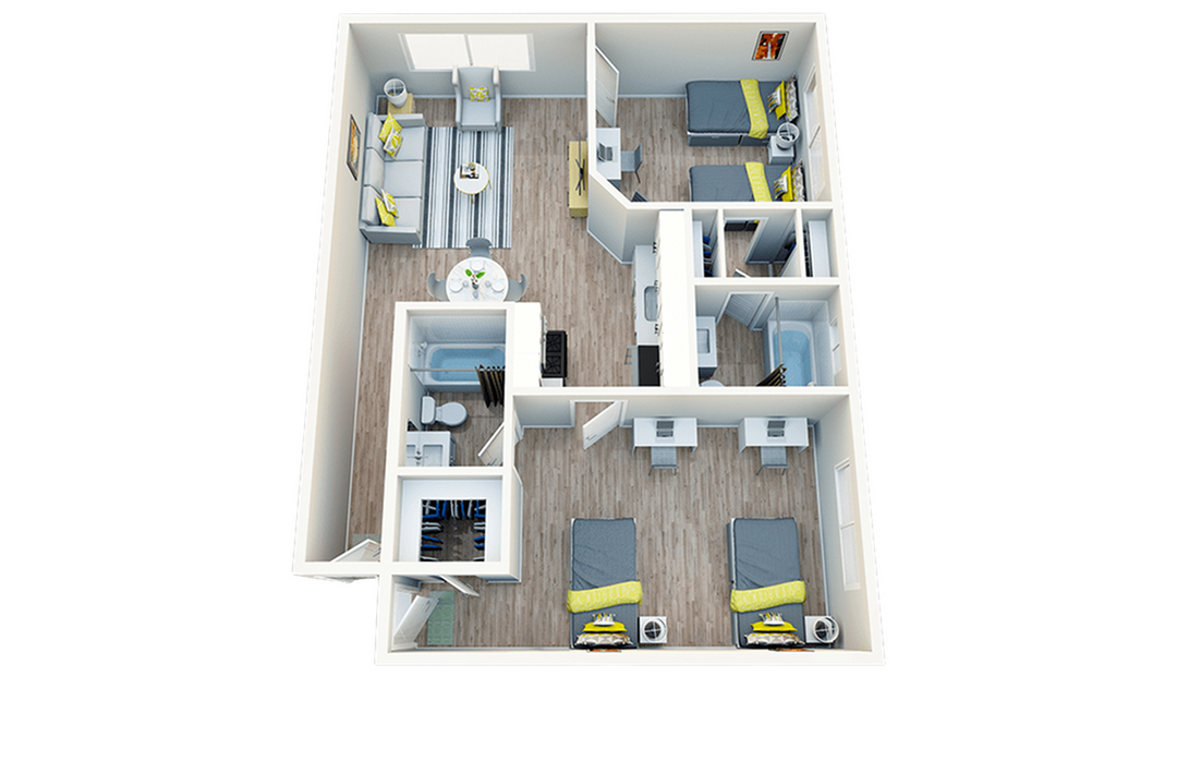 2BR/2BA