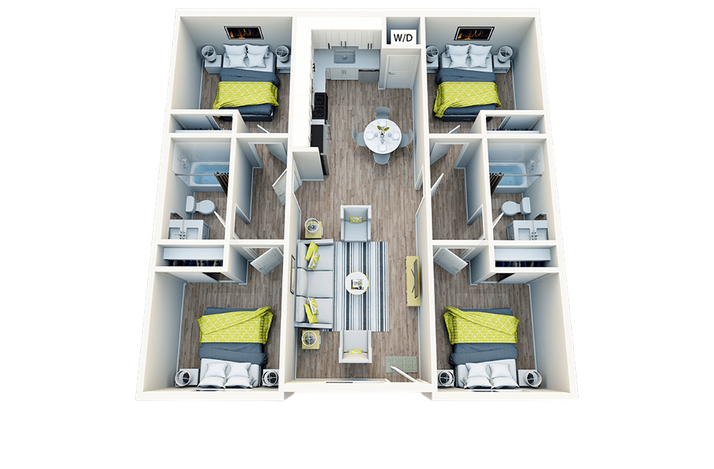 4BR/2BA