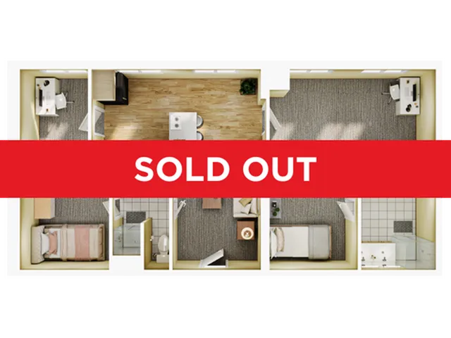 2BR/1BA - B5 Sold Out