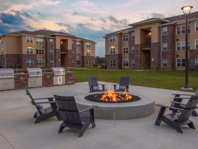 Outdoor Patio with Fire Pit