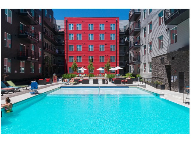 Swimming Pool | The Cardinal at West Center | Fayetteville AR Apartments
