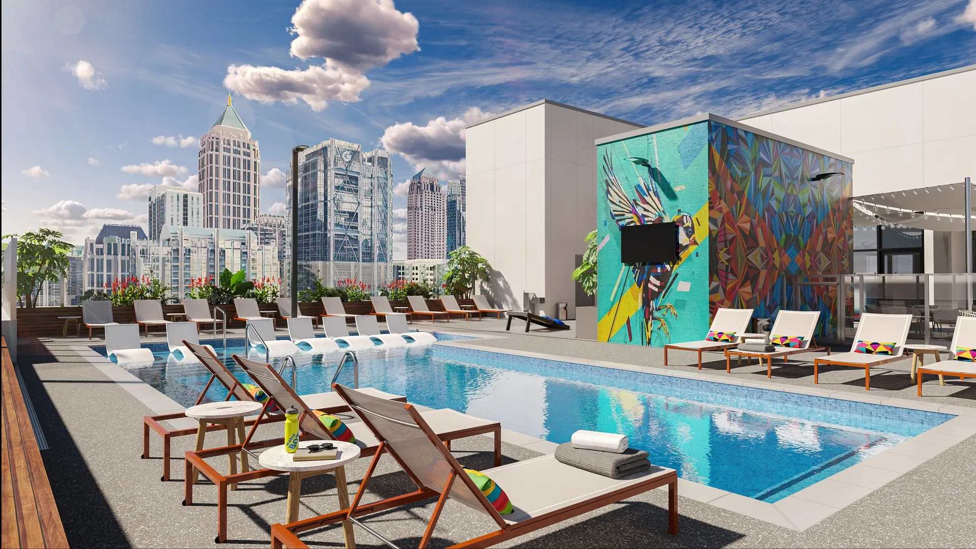 Kinetic Atlanta Rooftop Pool