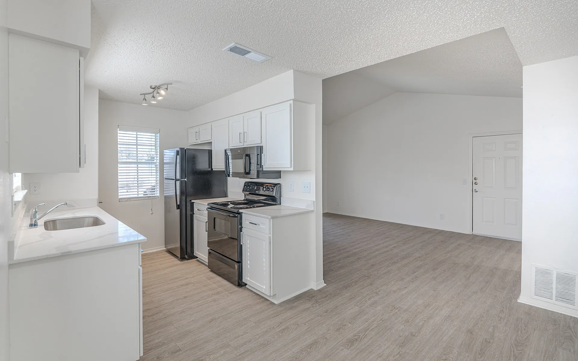 Renovated Kitchen and living room