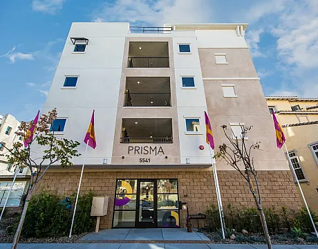 exterior of apartment