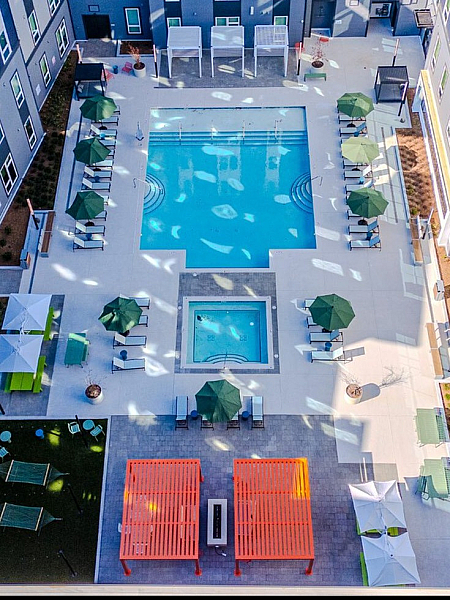 pool aerial