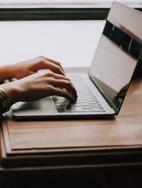 Typing on a computer
