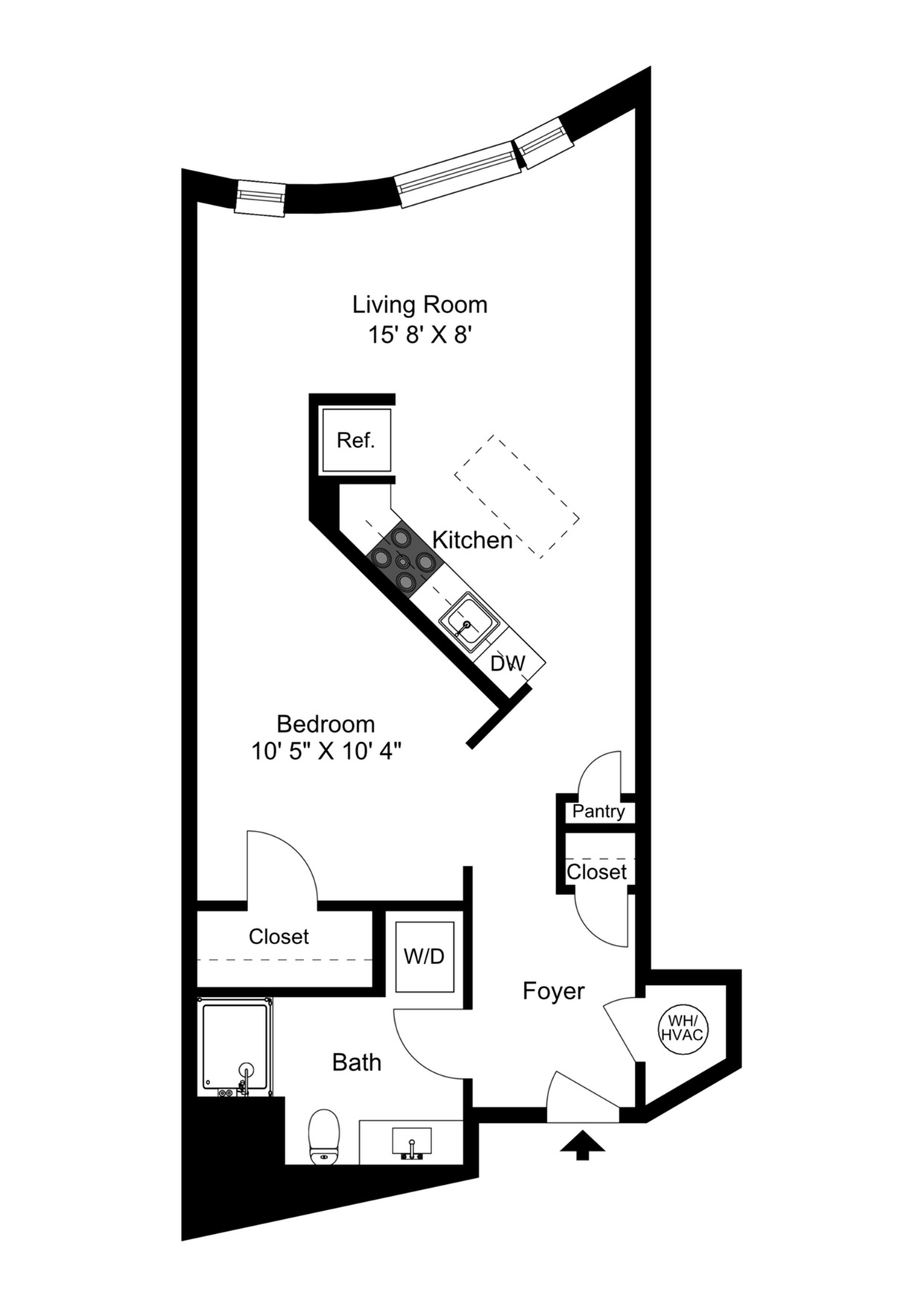 Jr. 1 Bedroom Type B