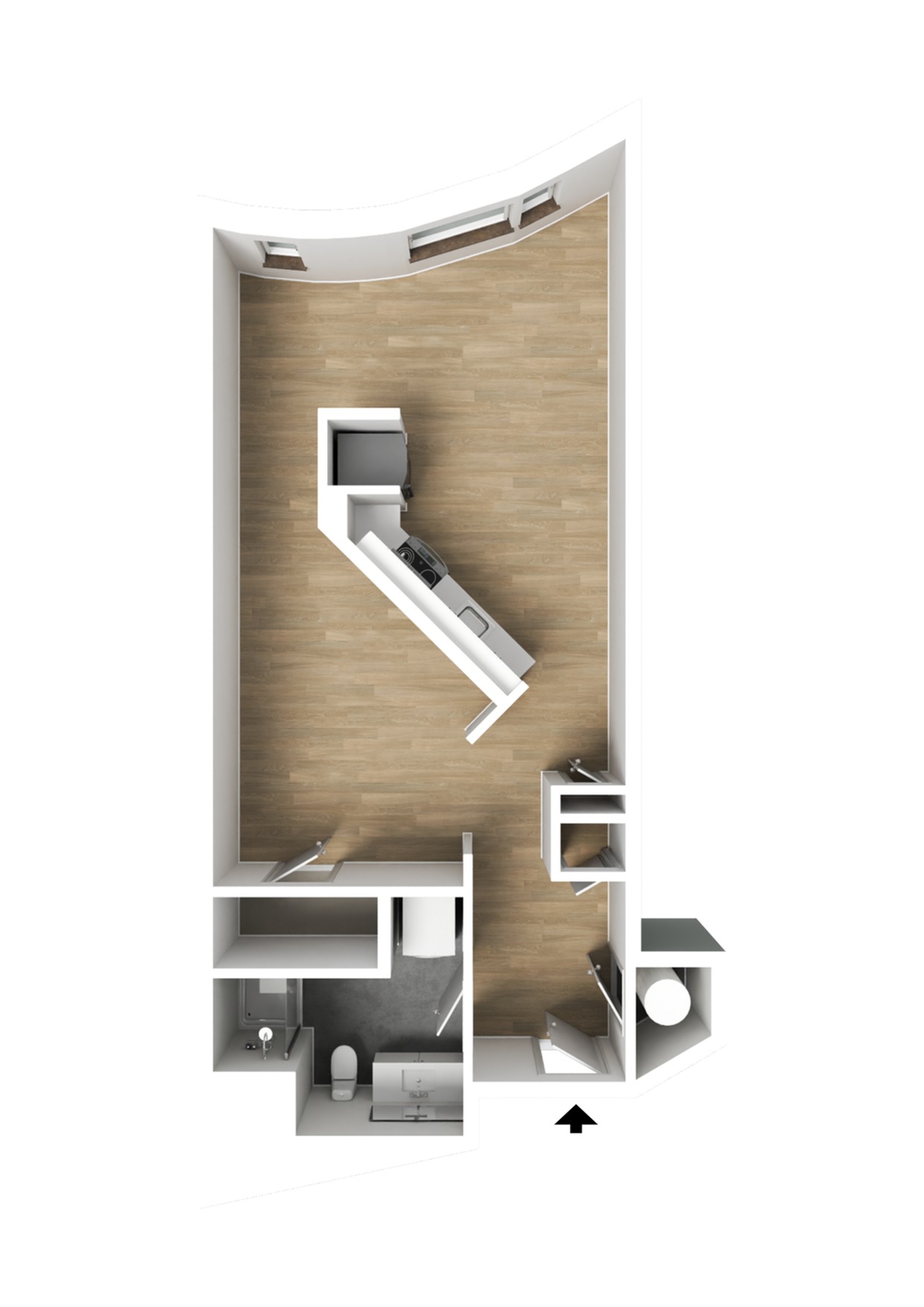 Jr. 1 Bedroom Type B