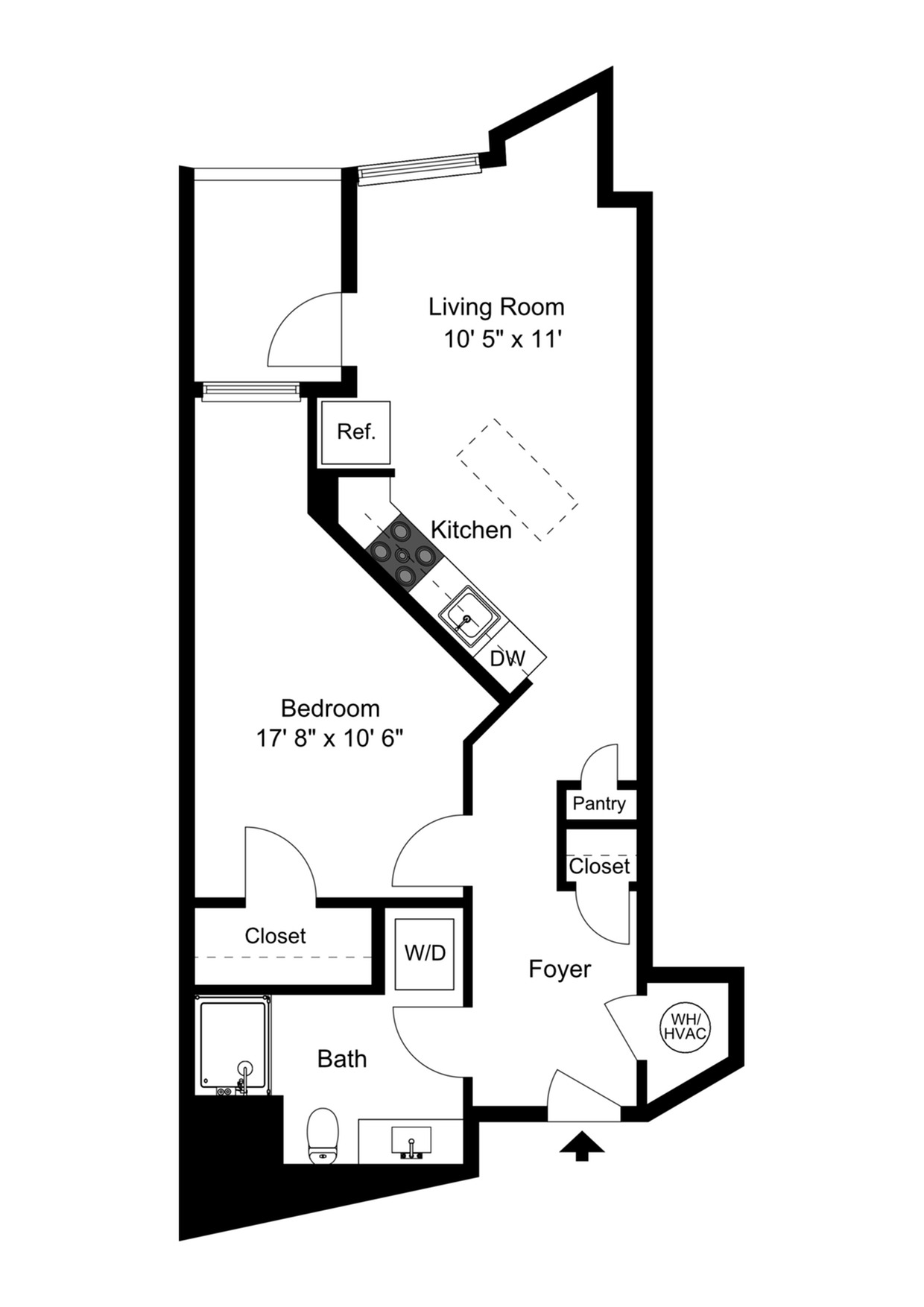 1 Bedroom Type B