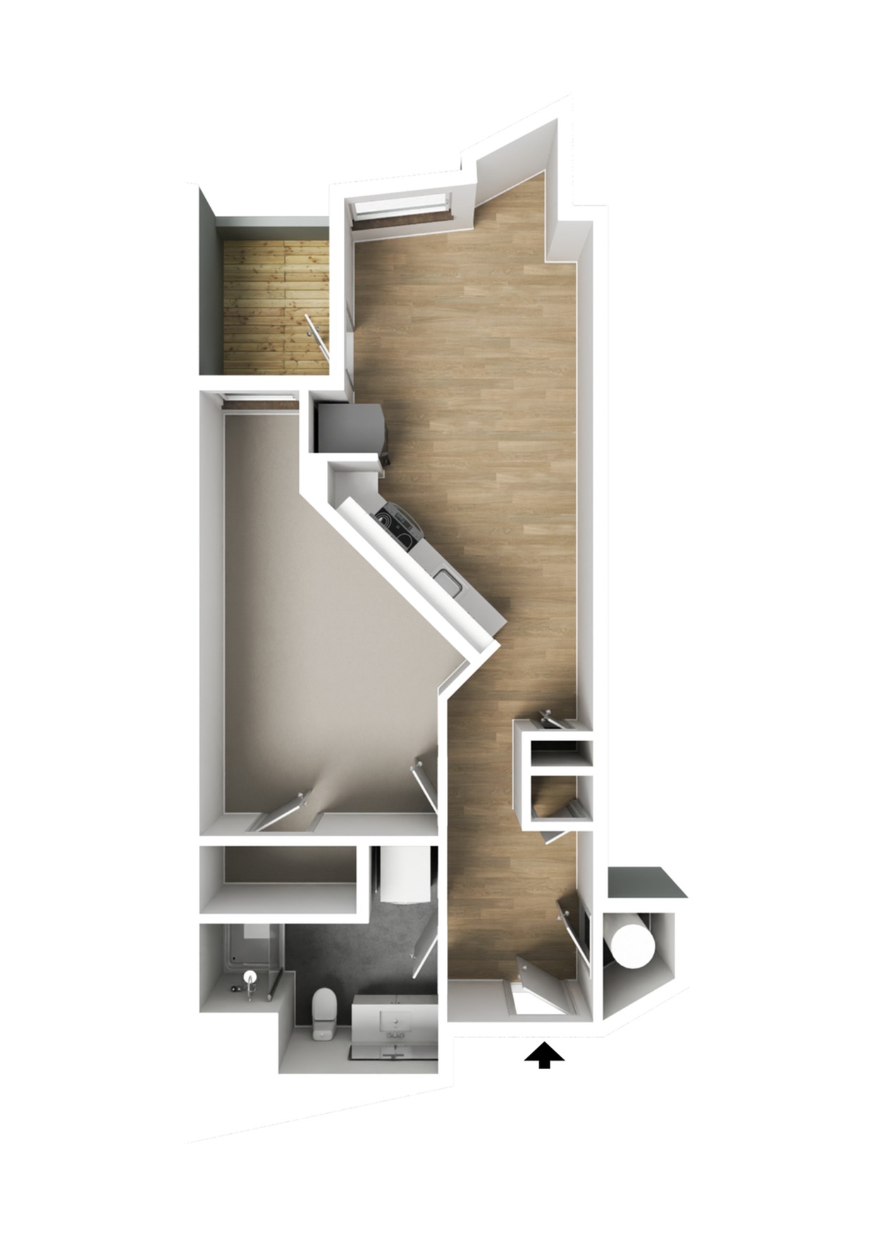 1 Bedroom Type B