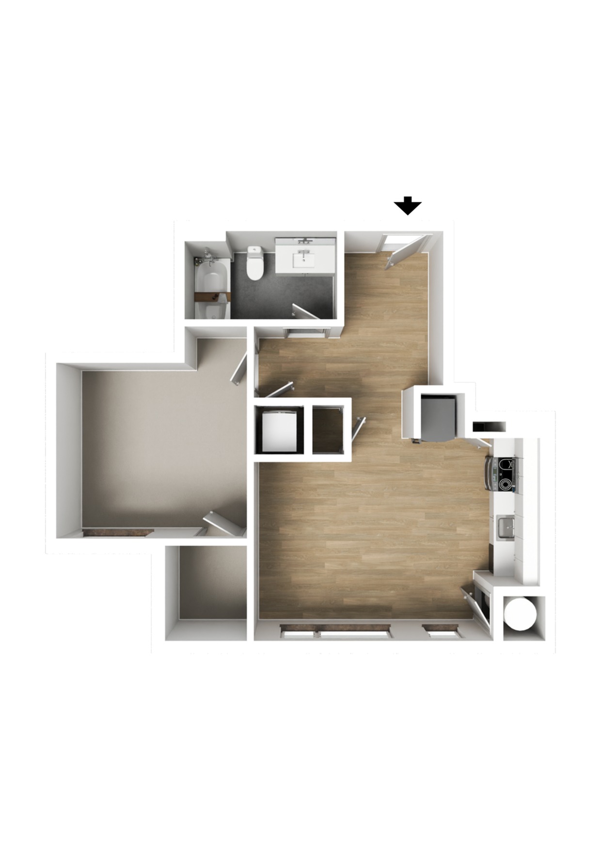 1 Bedroom Type E