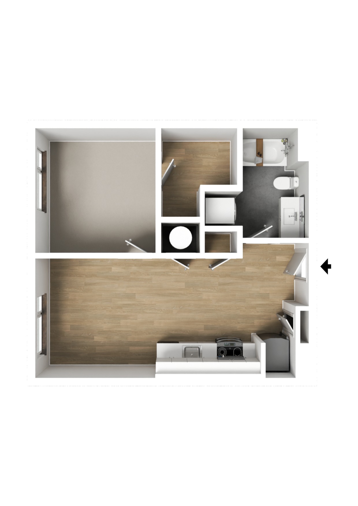 1 Bedroom Type G