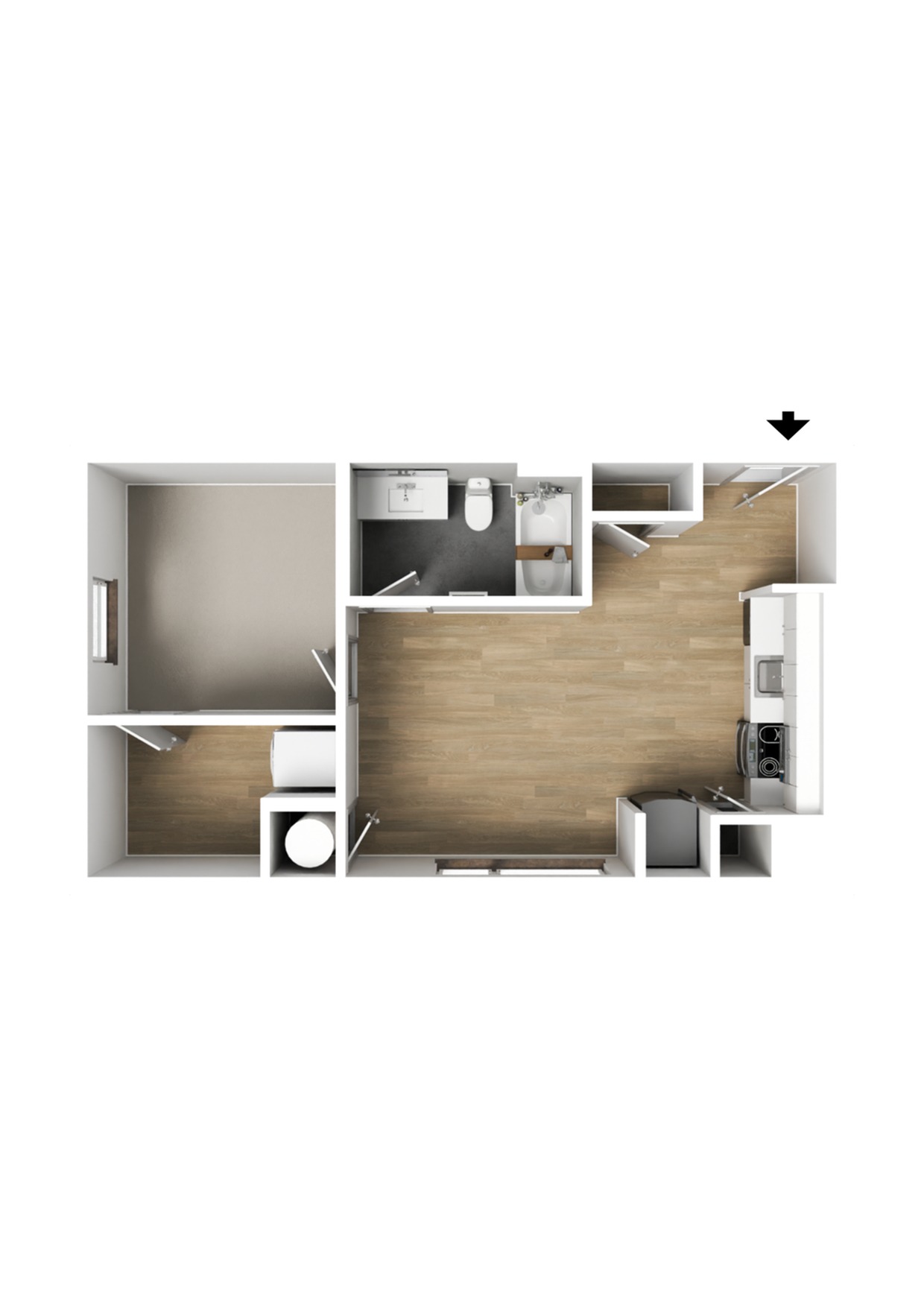 1 Bedroom Type H