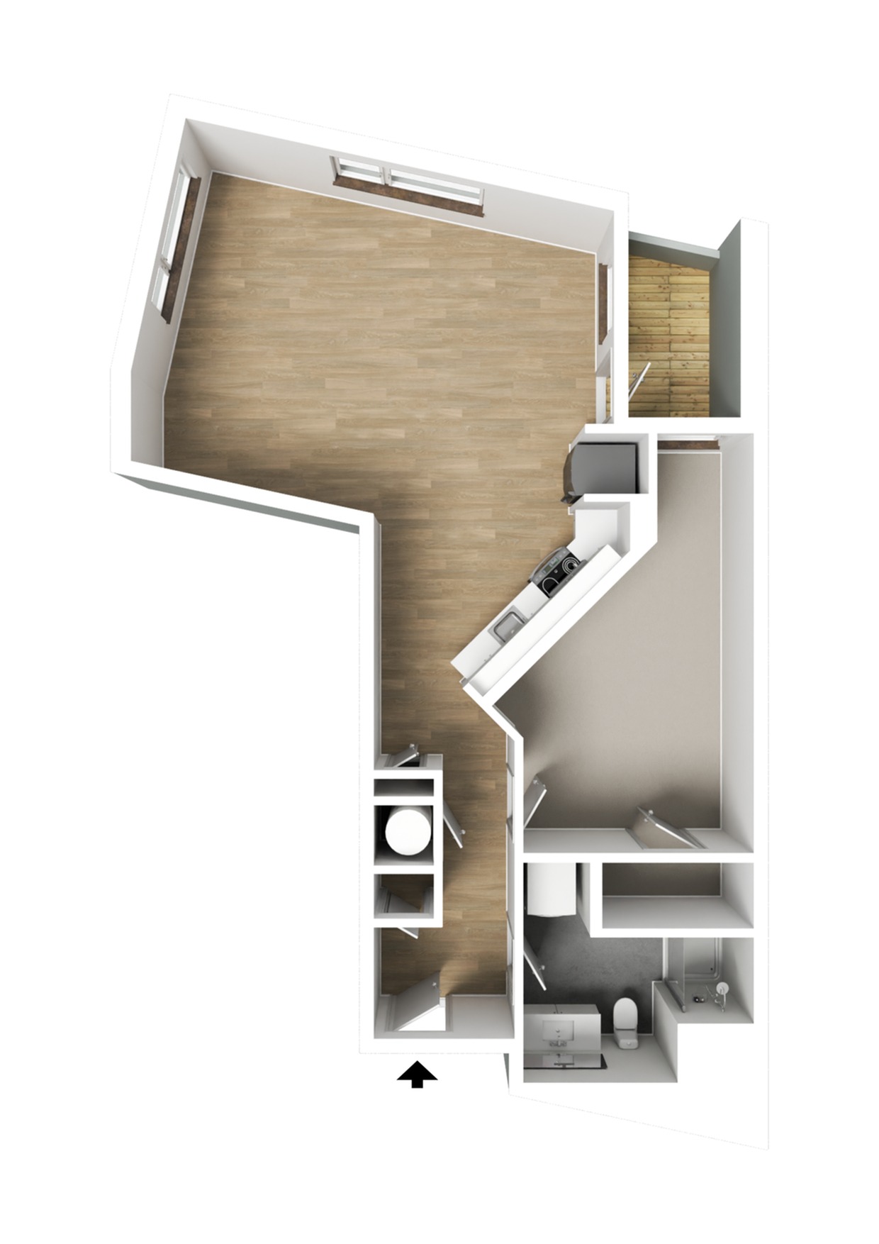 1 Bedroom Type K