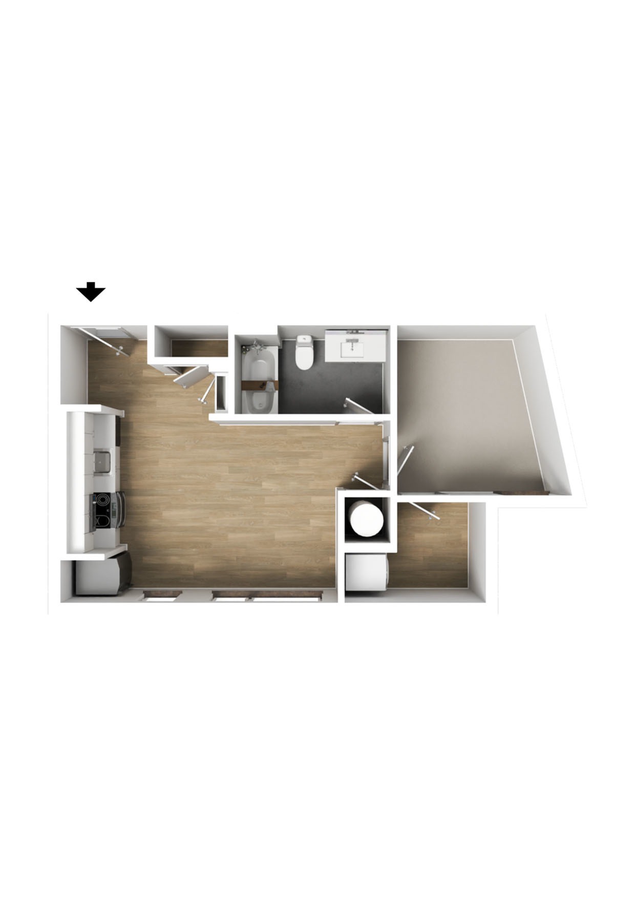 1 Bedroom Type J