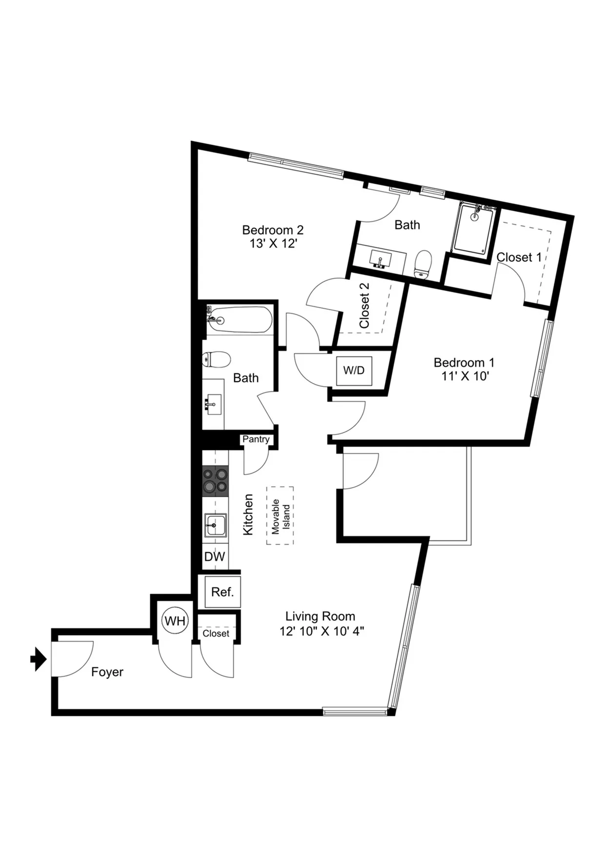 2 Bedroom Type A