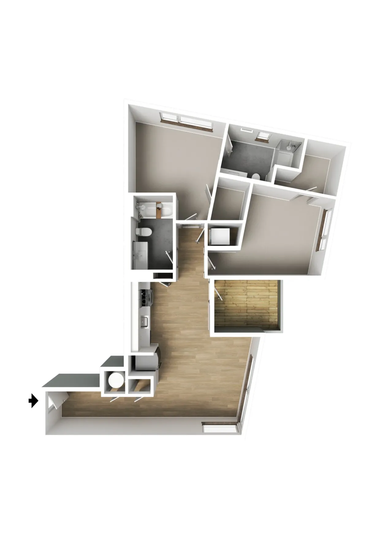 2 Bedroom Type A