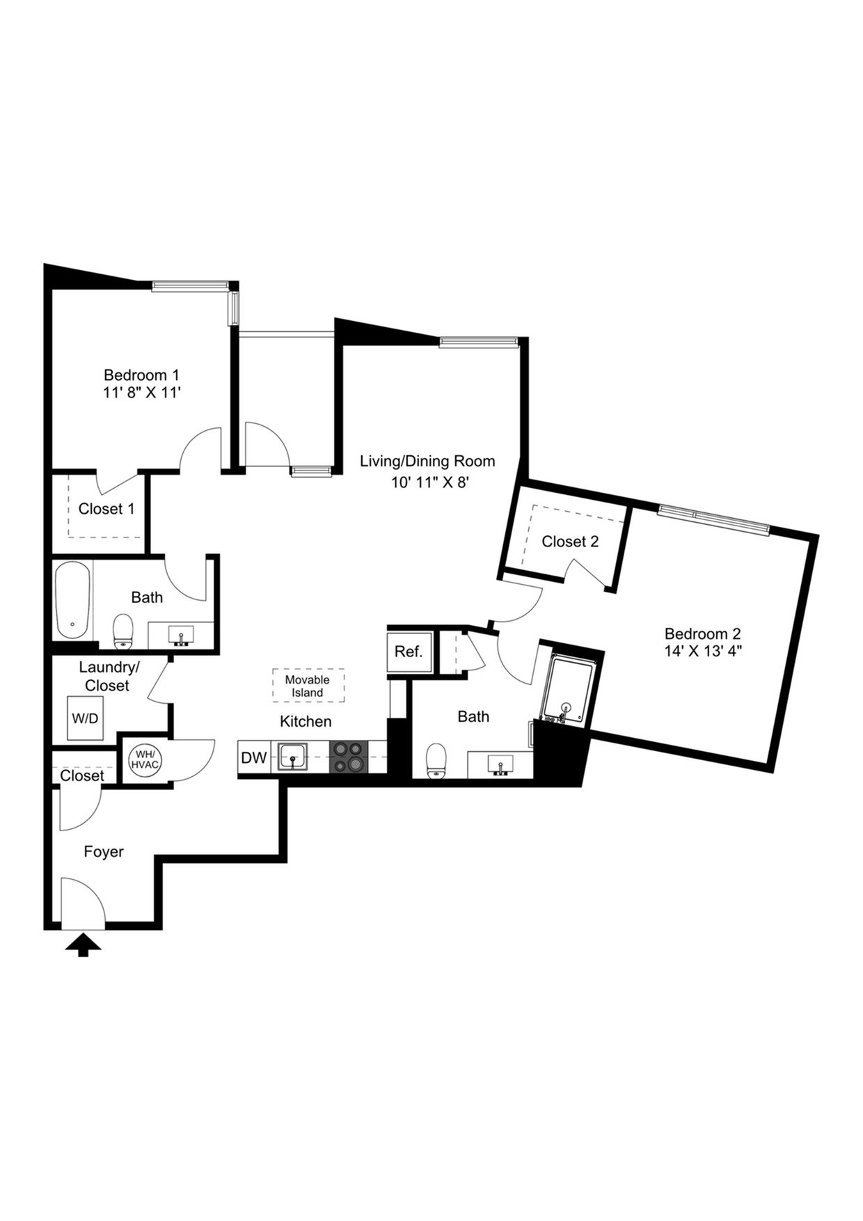 2 Bedroom Type D