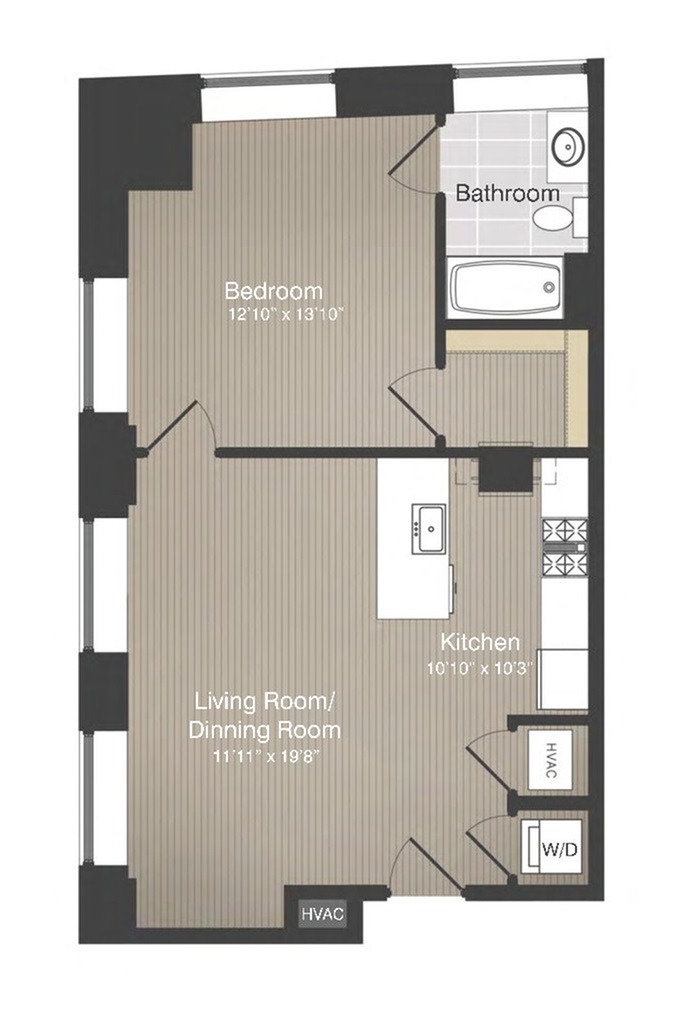 1BR/1BA