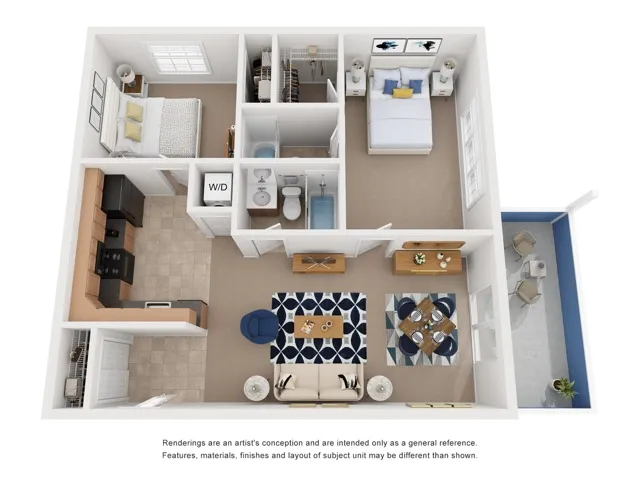 two bedroom apple