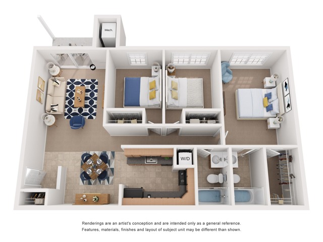 3 bedroom