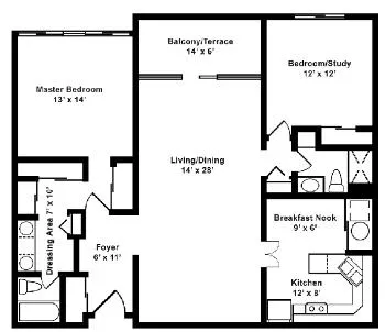 2BR/2BA Classic
