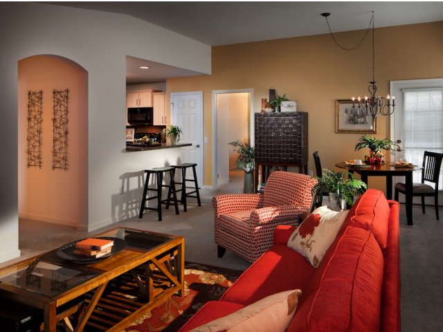 Image of 10' Vaulted Ceiling in 2nd Floor Apartments for The Crest at Elm Tree