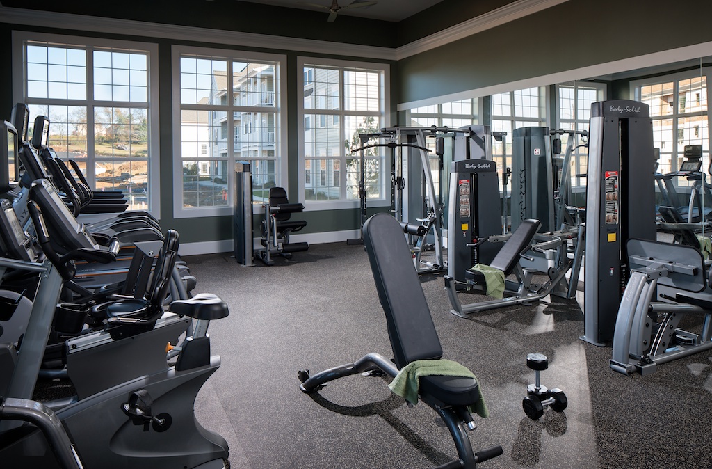Image of 24 Hr Fitness Center with Cardio Theater for Meridian West Shore Apartments