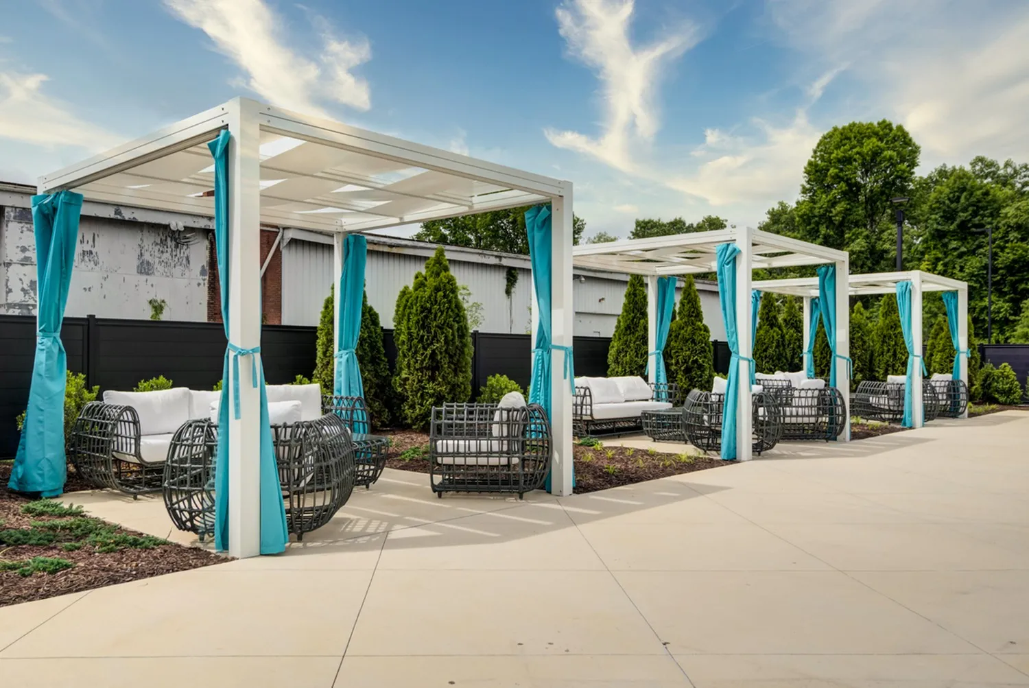 Sun Deck with Cabanas
