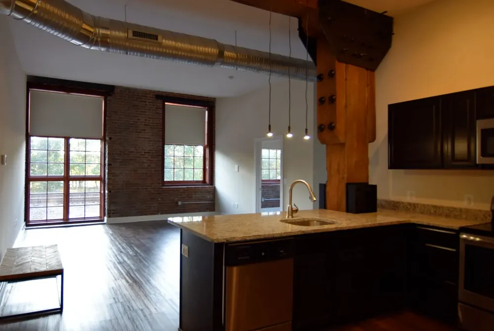 Kitchen & Living Room