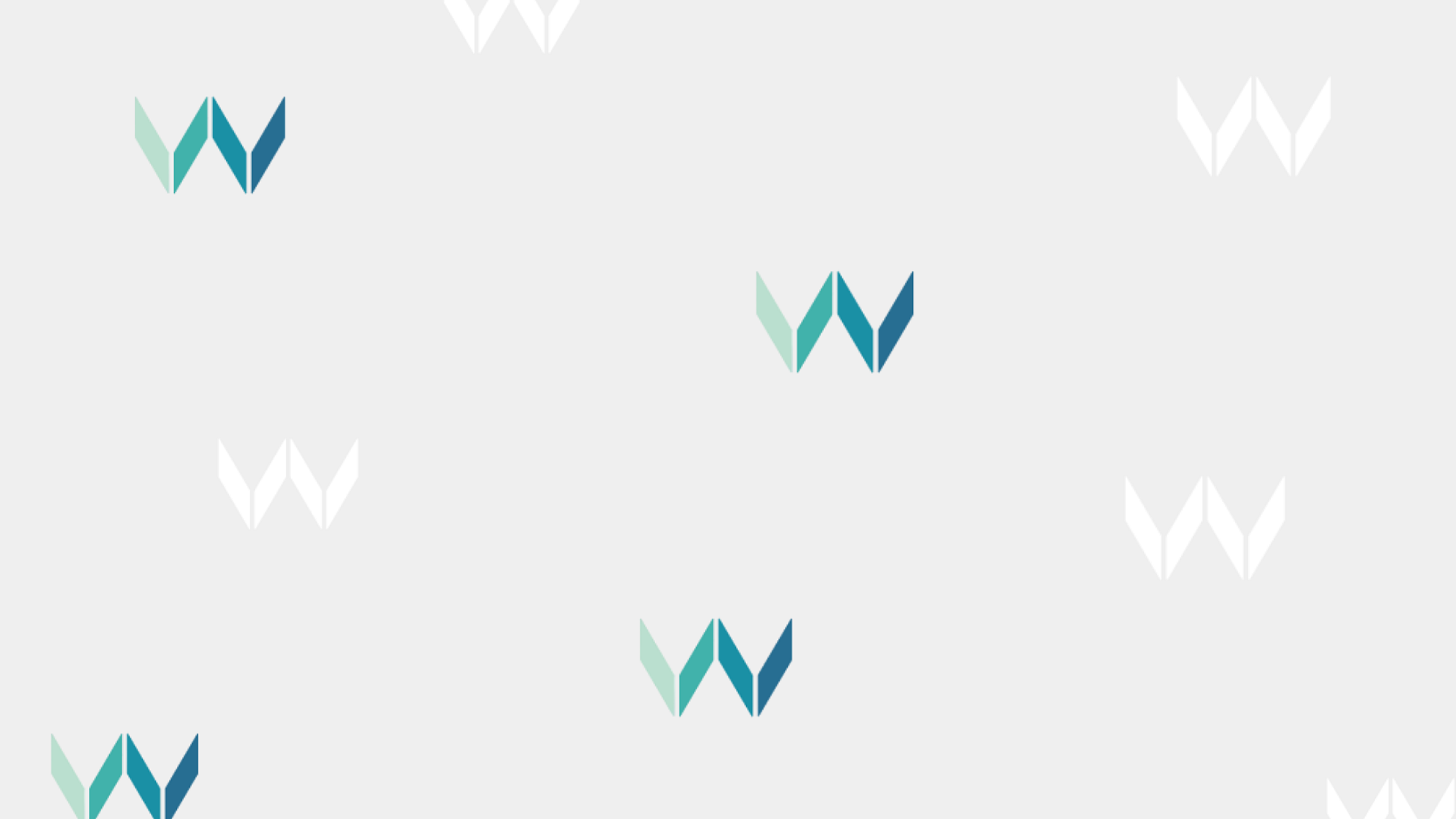 Modern and simplistic background with geometric patterns in soft teal and white hues.