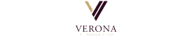 Elegant Verona at Middle River logo with sophisticated design elements, embodying luxury and style.