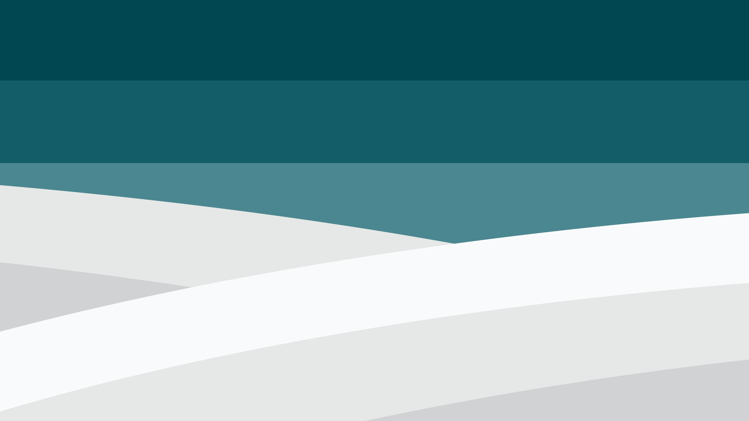Modern abstract art with dynamic teal and gray curves.