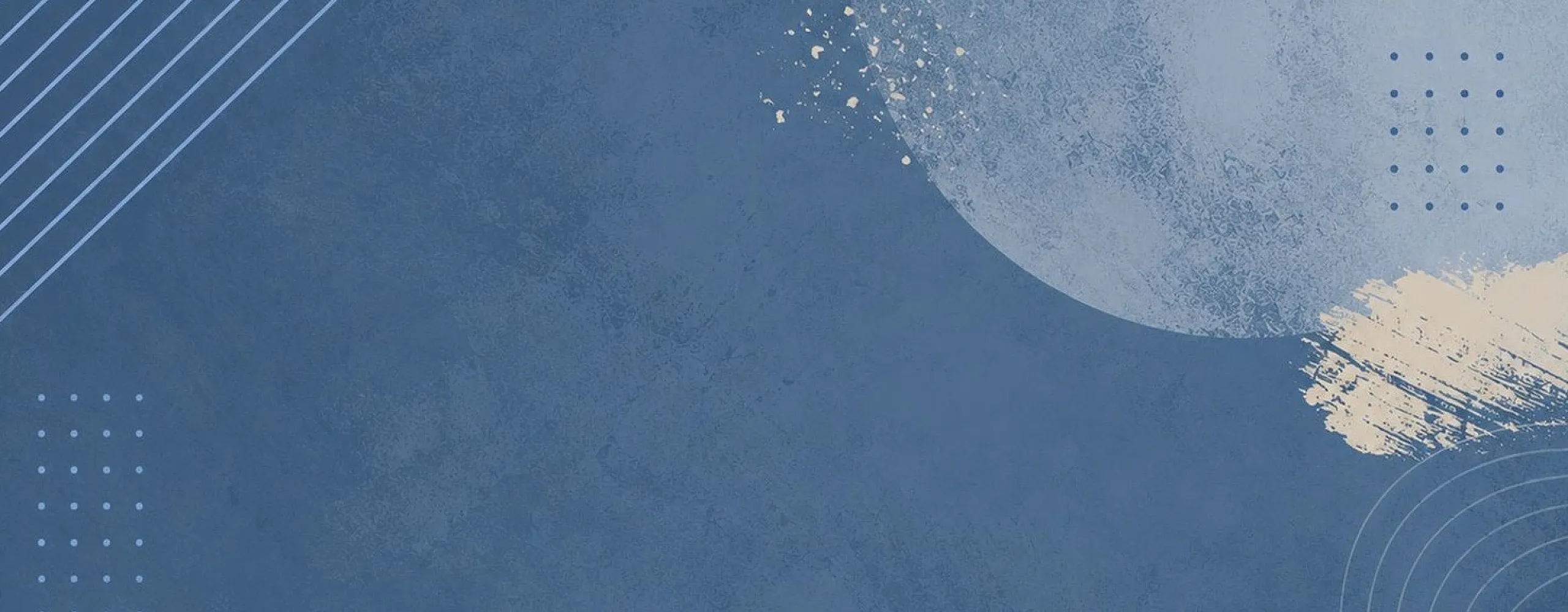 Elegant abstract blue background with textured patterns and dynamic white and gray accents.