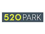 Elegant logo for 520 Park, featuring contemporary design elements in olive green and white.