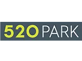 Modern logo design for 520 Park featuring bold, bright typography on a sleek dark background.