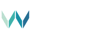 Elegant logo of West End Place with a modern geometric design in shades of blue and green.