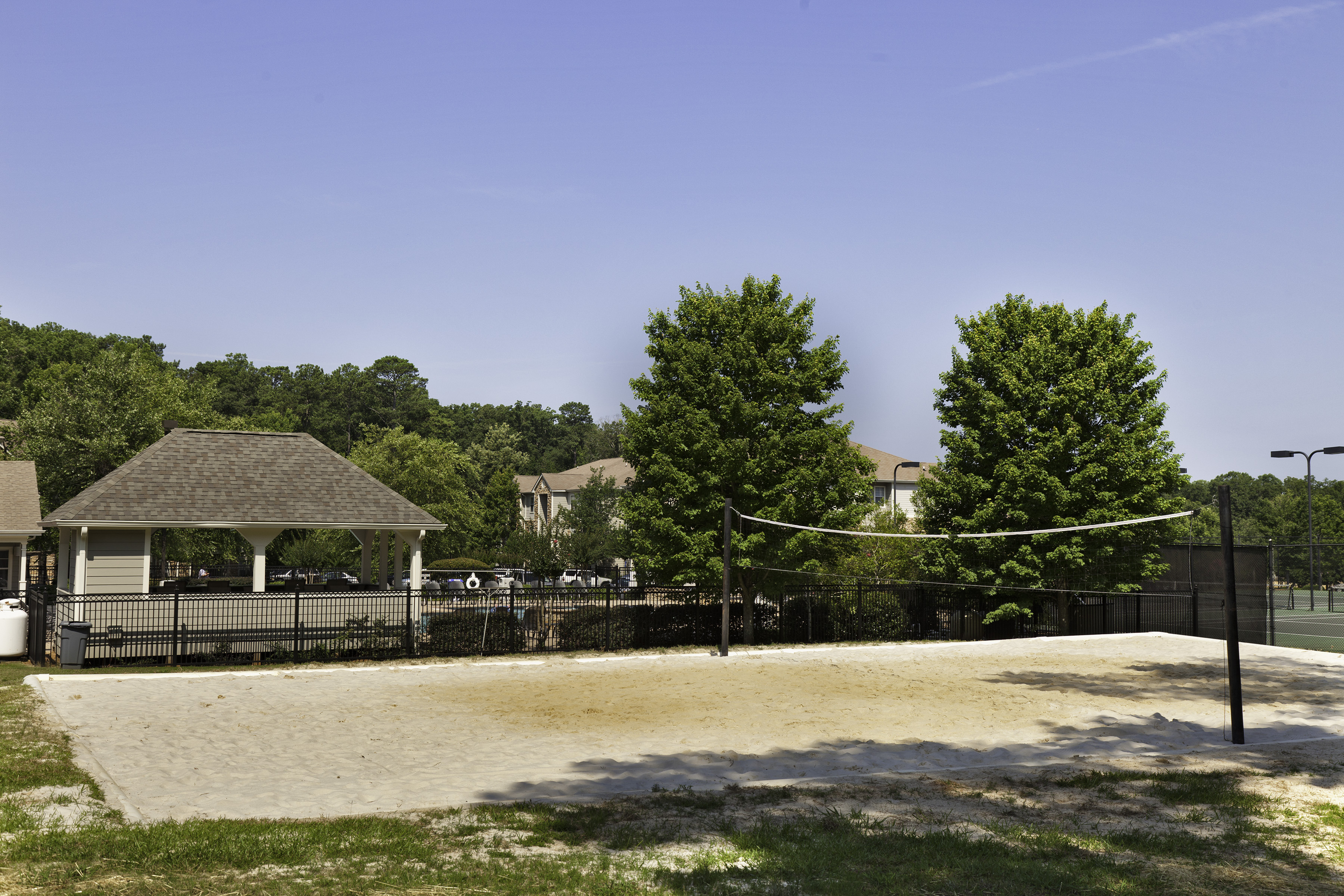 Sand volleyball court at The Reserve at Athens