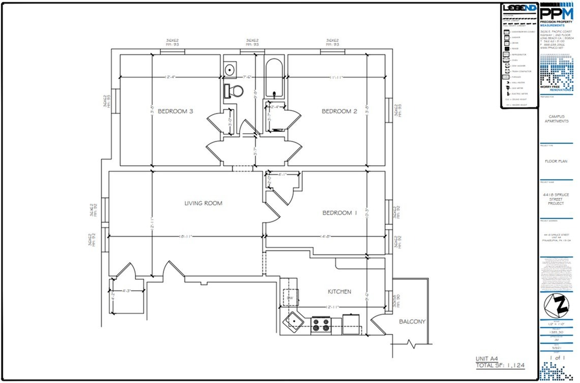 2 bedroom 1 bathroom university city campus apartments philadelphia