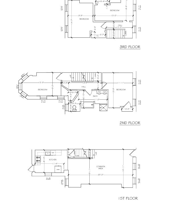 4024 sansom street 3 bedroom 3 bathroom floor plan philadelphia ...