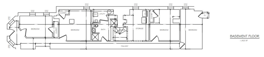 4040 Walnut 2 bedroom 1 bathroom basement floor plan philadelphia